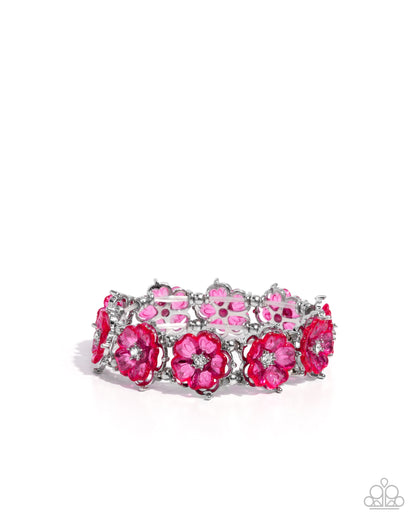 Floral Facility - pink - Paparazzi bracelet