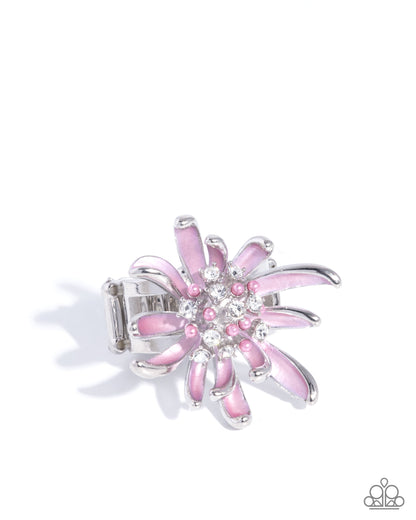 Floral Faculty - purple - Paparazzi ring