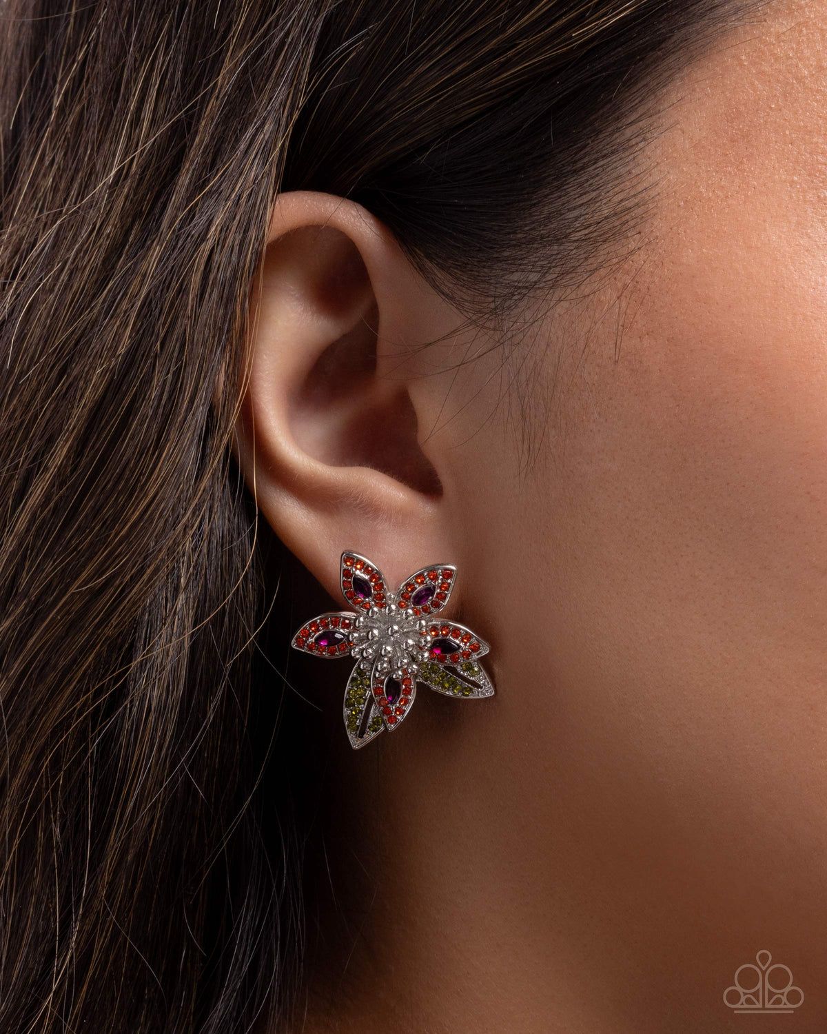 Floral Fairness - multi - Paparazzi earrings