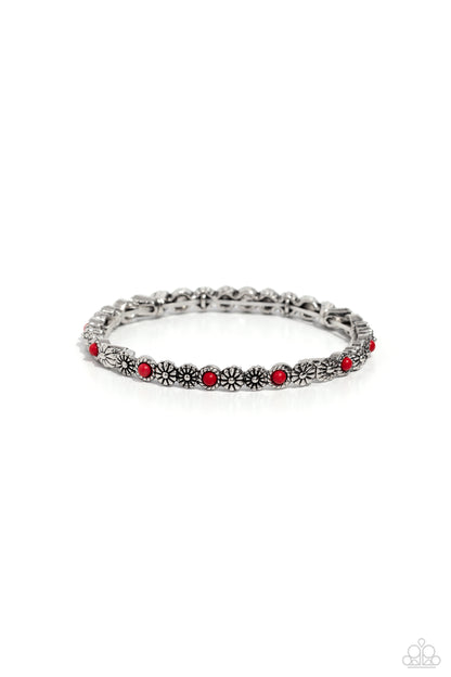 Floral Fast Lane - red - Paparazzi bracelet