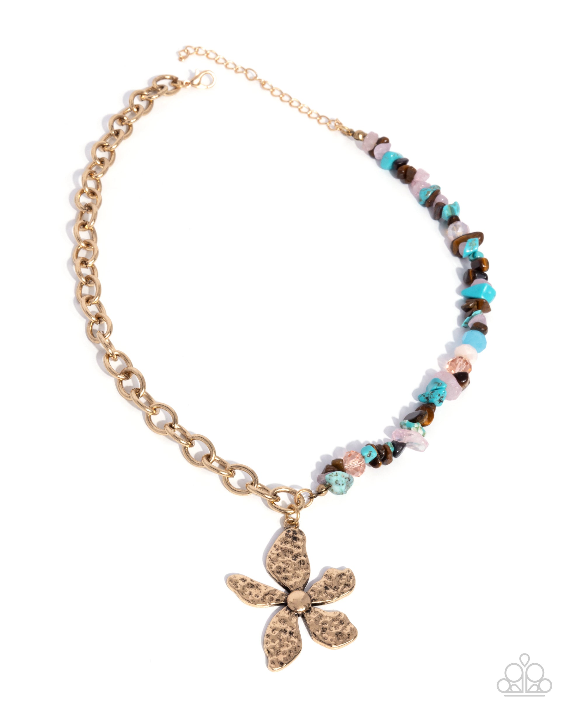 Floral Feint - brown - Paparazzi necklace