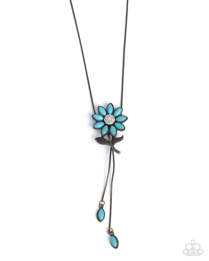 Floral Fidelity - brass - Paparazzi necklace