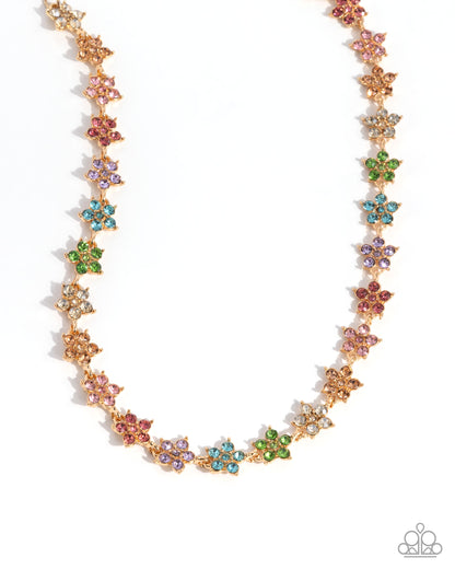 Floral Field - multi - Paparazzi necklace