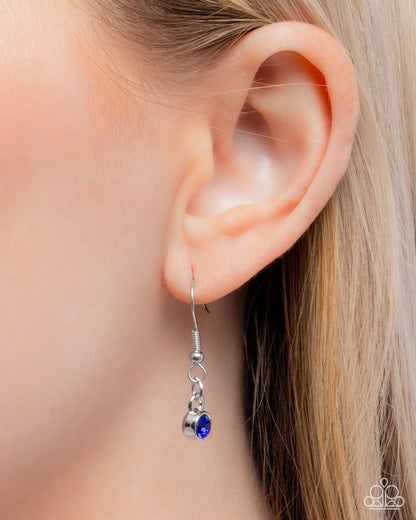 Floral Figurehead - blue - Paparazzi necklace