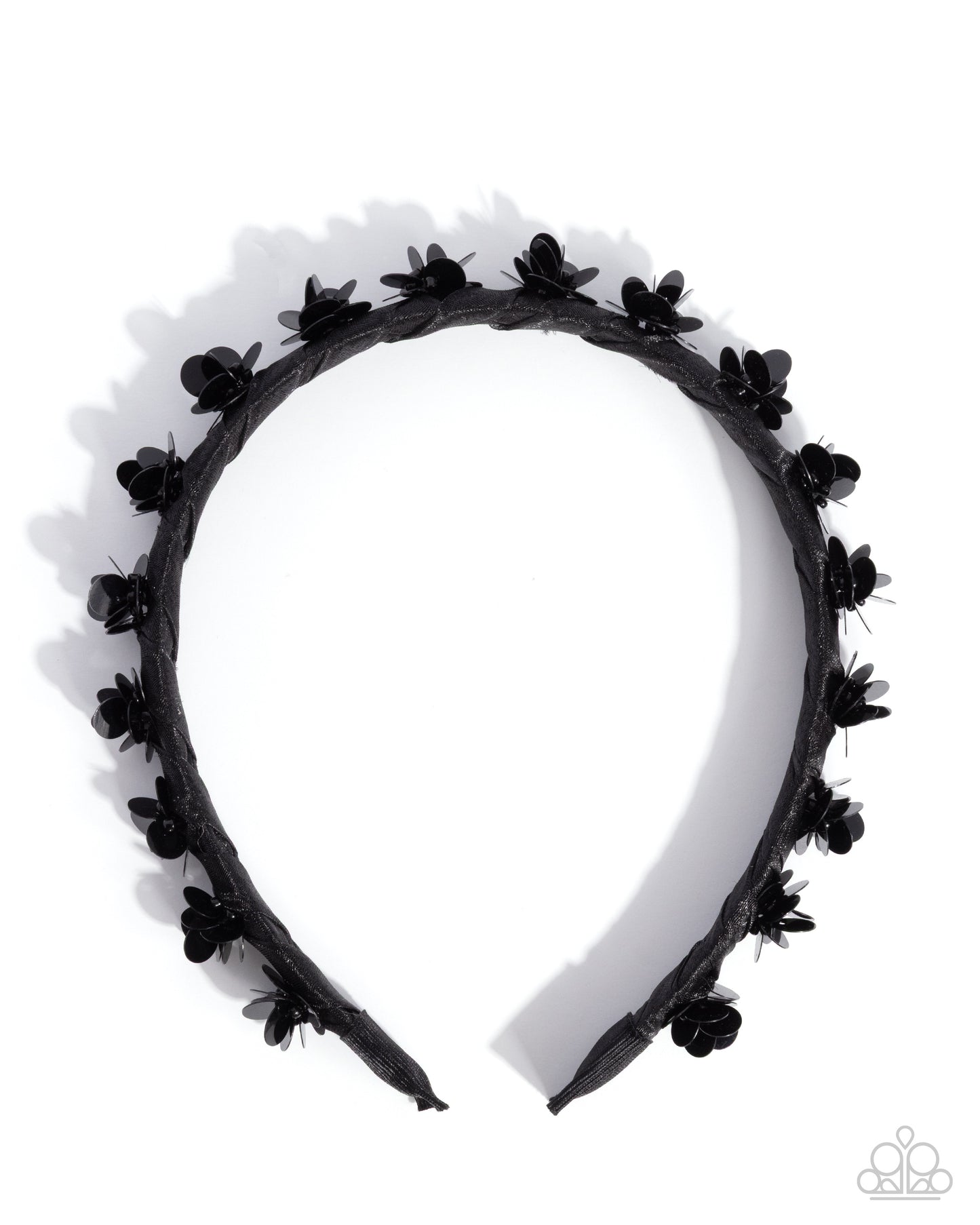 Floral Film - black - Paparazzi headband