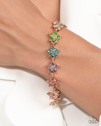 Floral Flatland - multi - Paparazzi bracelet