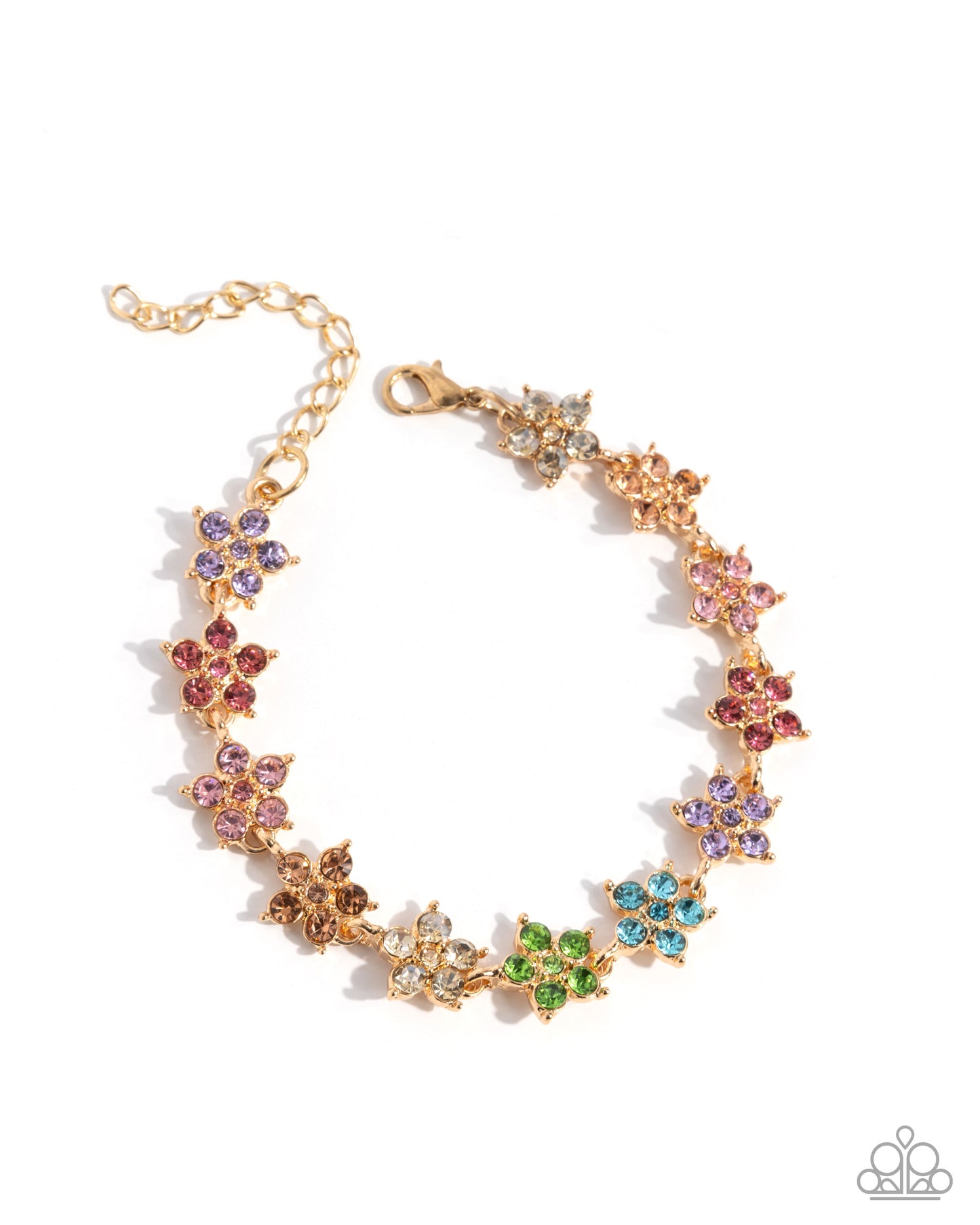 Floral Flatland - multi - Paparazzi bracelet