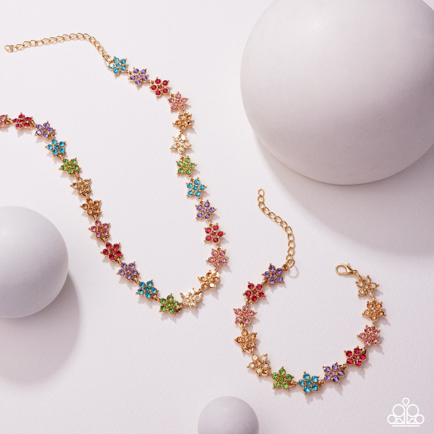 Floral Flatland - multi - Paparazzi bracelet