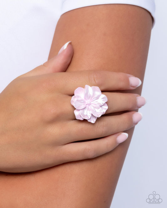 Floral Flex - pink - Paparazzi ring