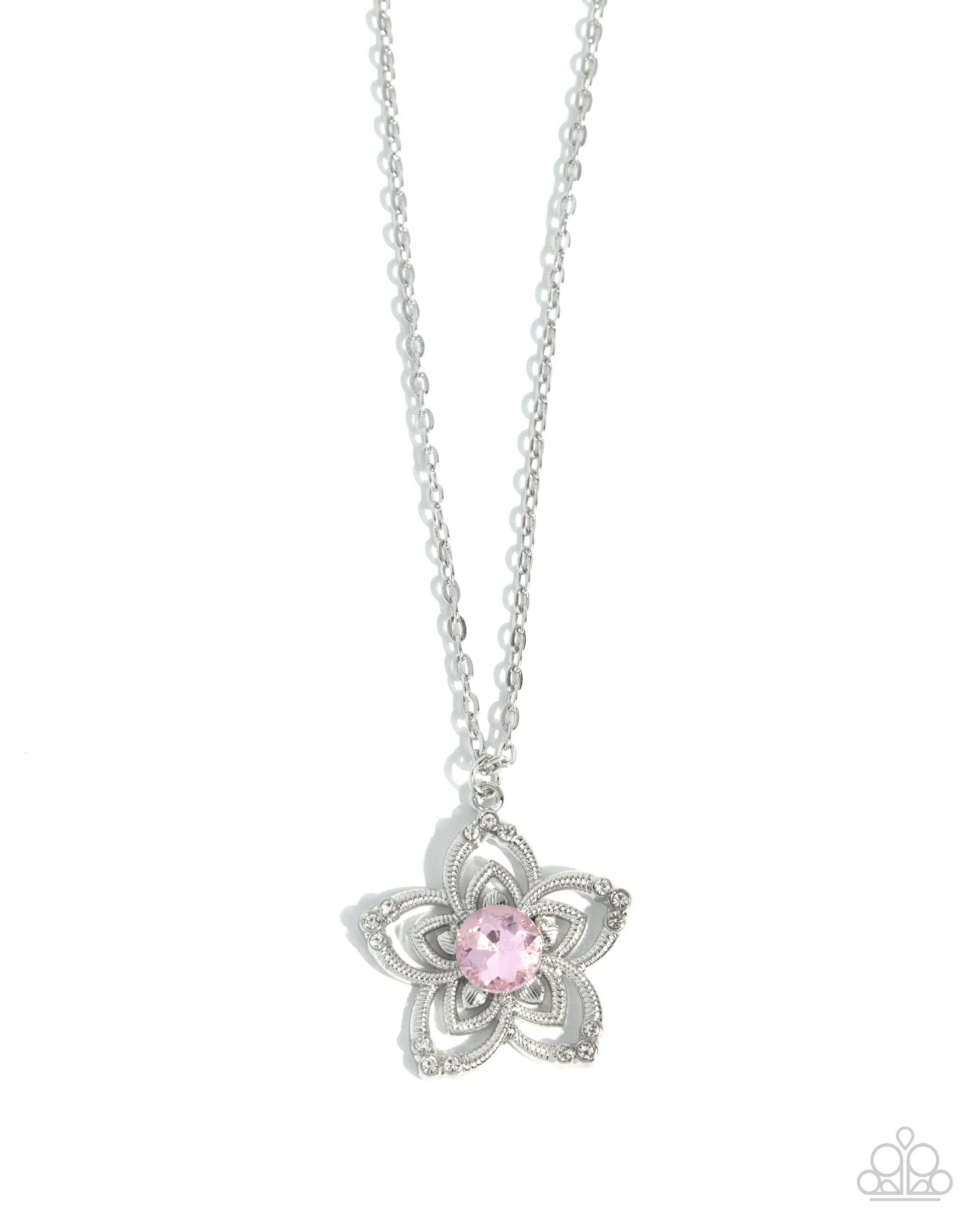 Floral Flow - pink - Paparazzi necklace