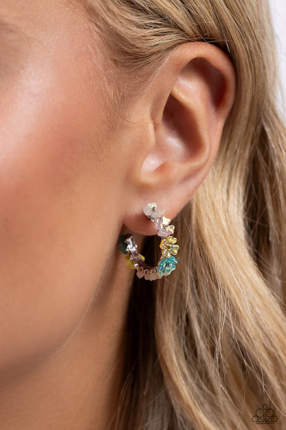 Floral Focus - multi - Paparazzi earrings