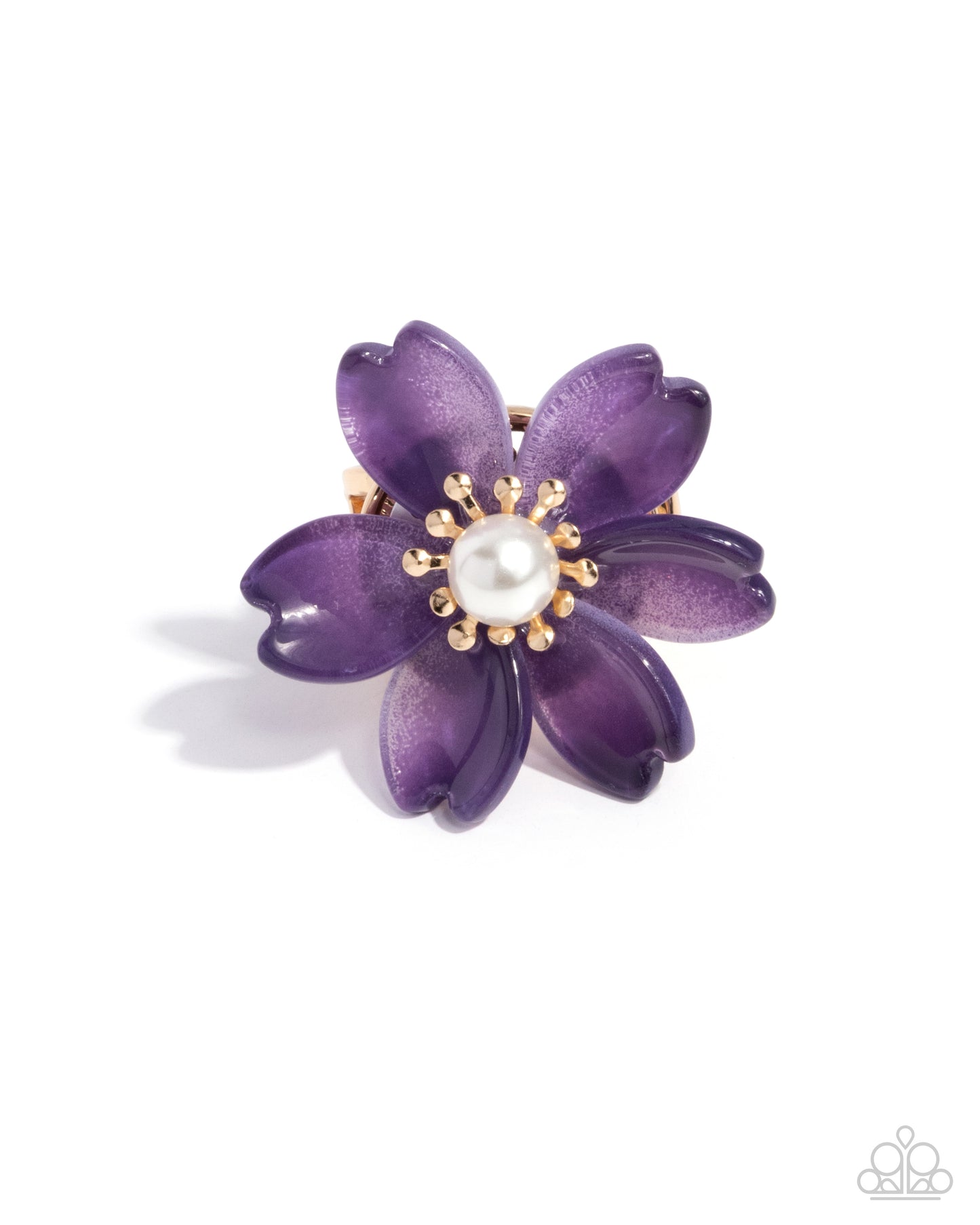 Floral Force - purple - Paparazzi ring