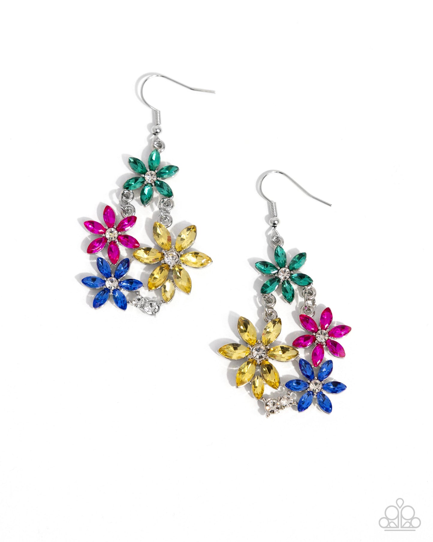 Floral Founder - multi - Paparazzi earrings