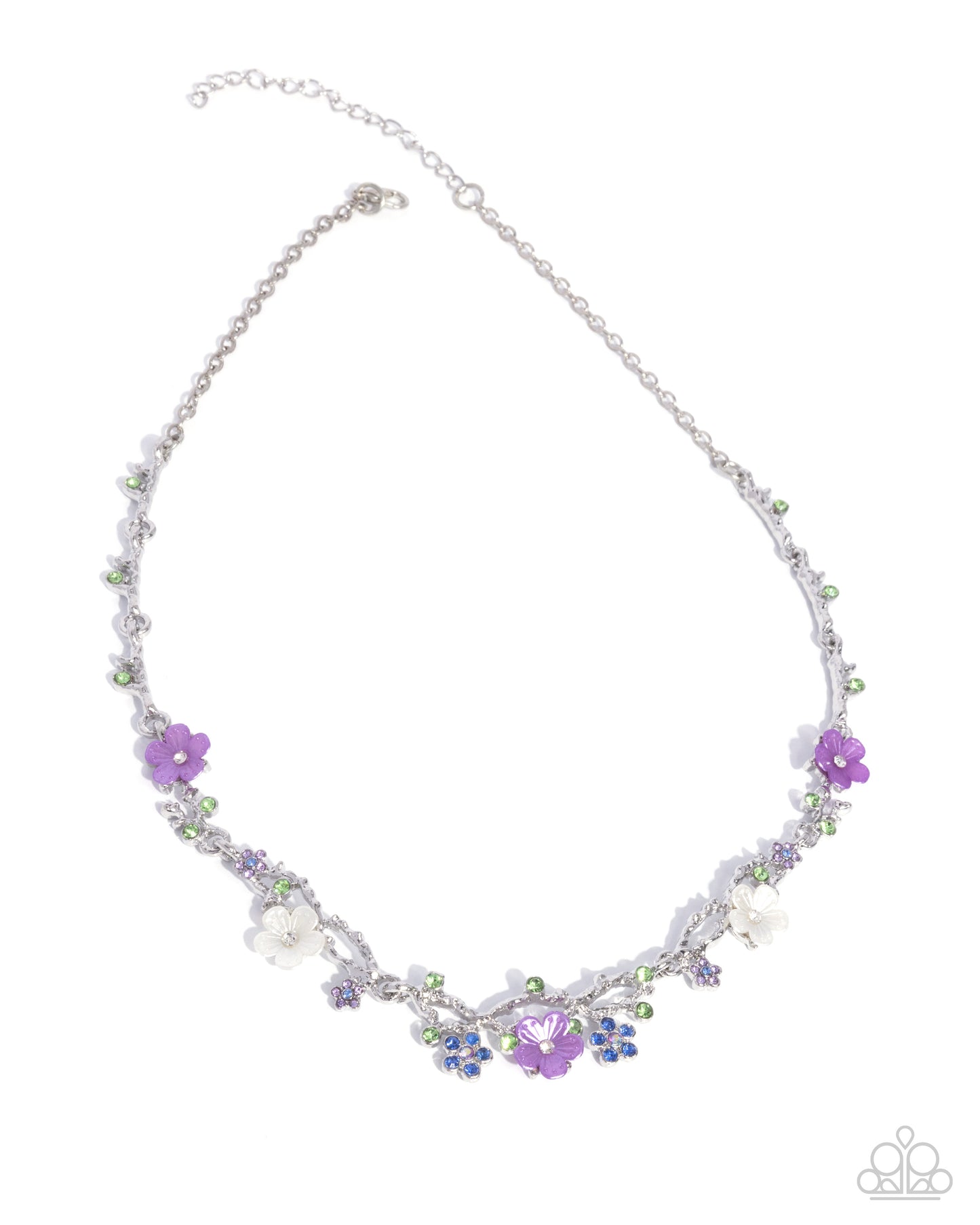 Floral Free Time - purple - Paparazzi necklace