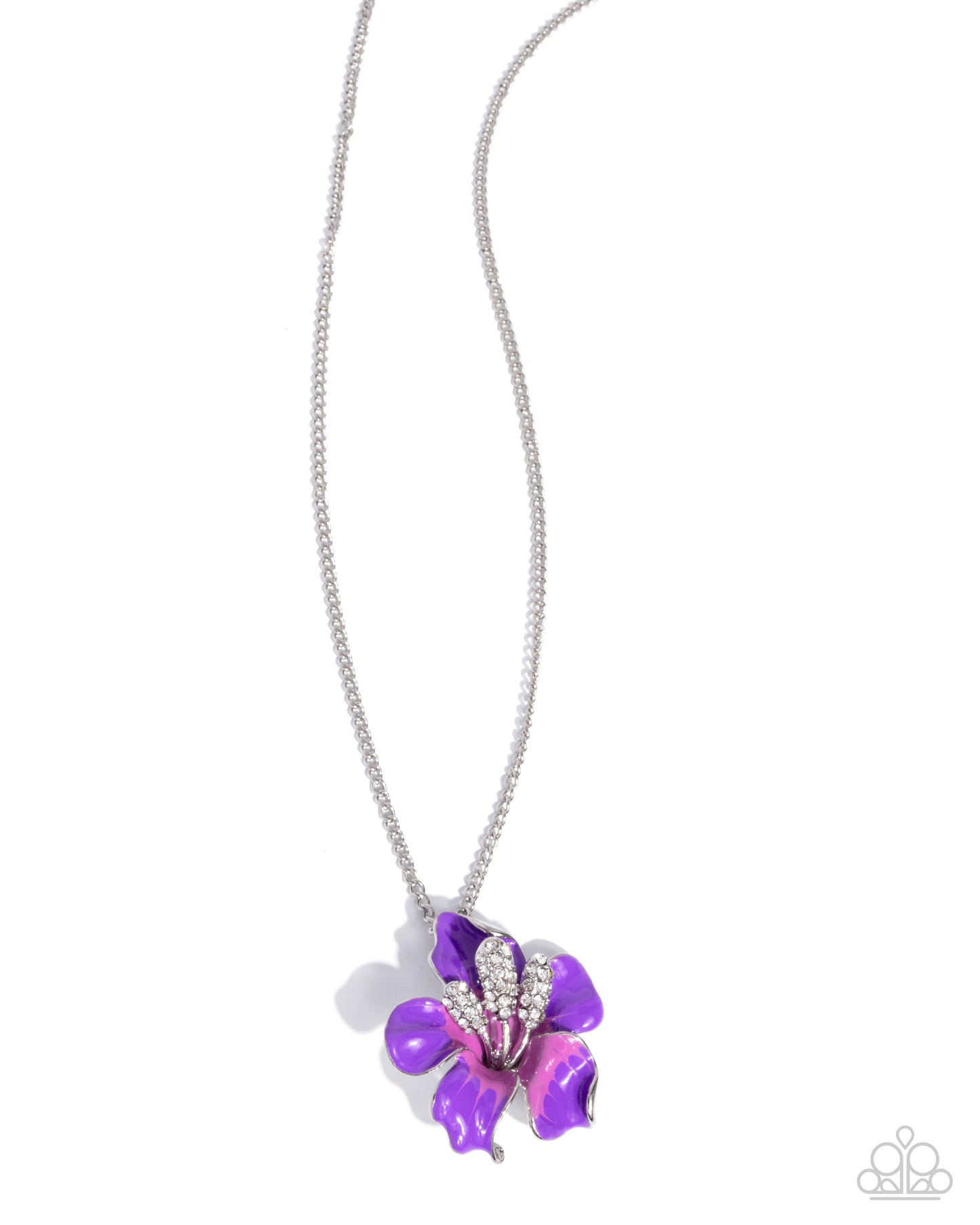 Floral Front - purple - Paparazzi earrings