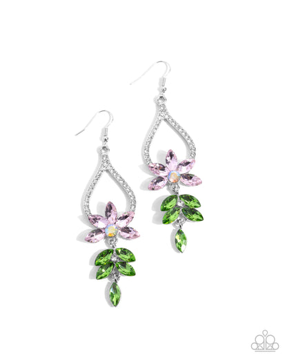 Floral Fuss - pink - Paparazzi earrings