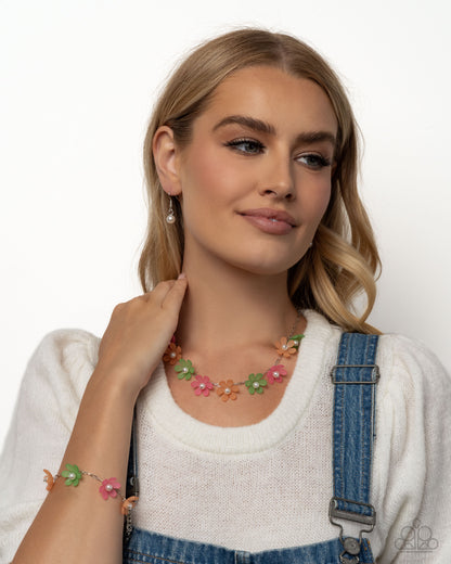 Floral Restoration - orange - Paparazzi complete set