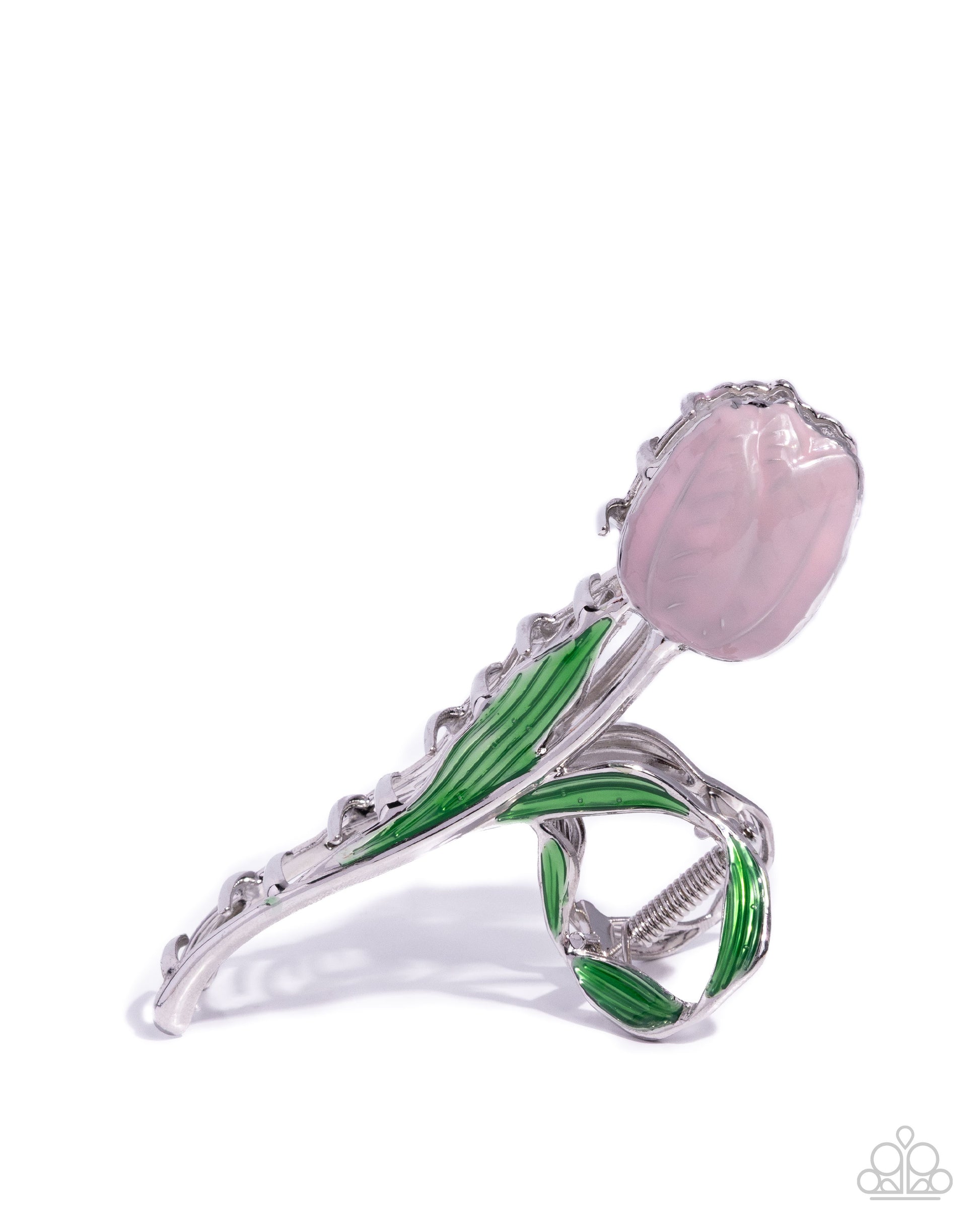 Floriculture Fever - pink - Paparazzi hair clip