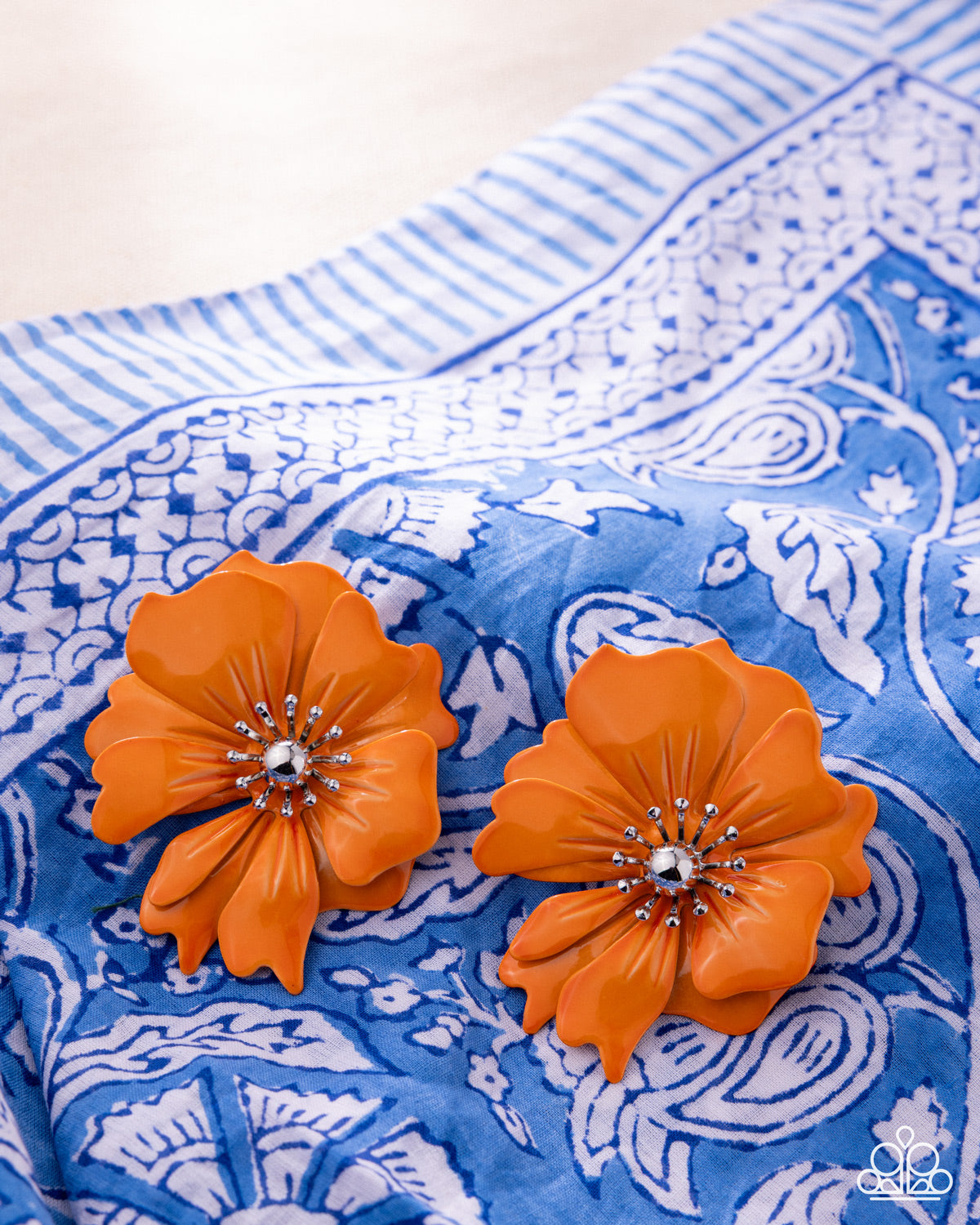 Flourishing Fantasy - orange - Paparazzi earrings