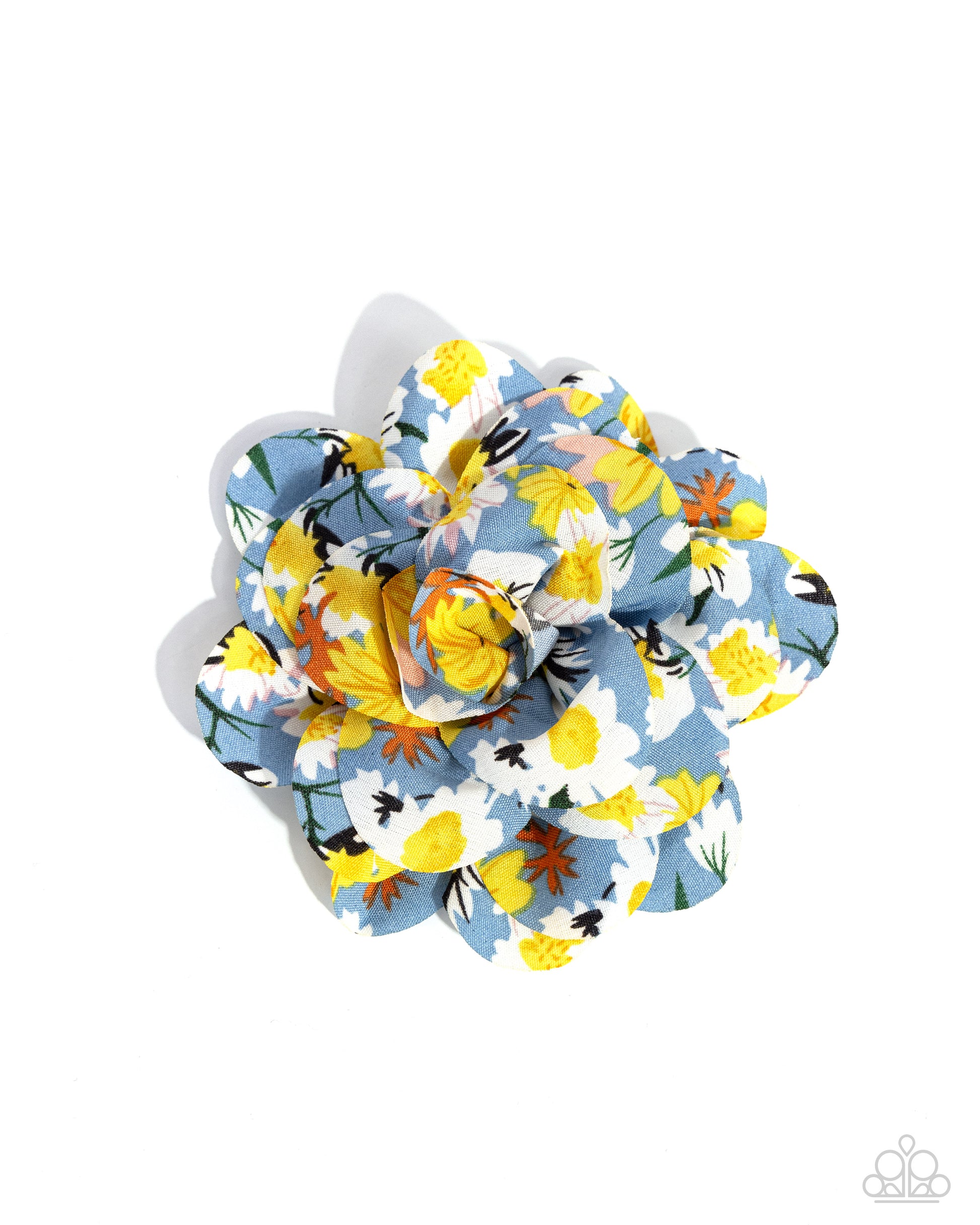 Flower Patch Paradise - blue - Paparazzi hair clip