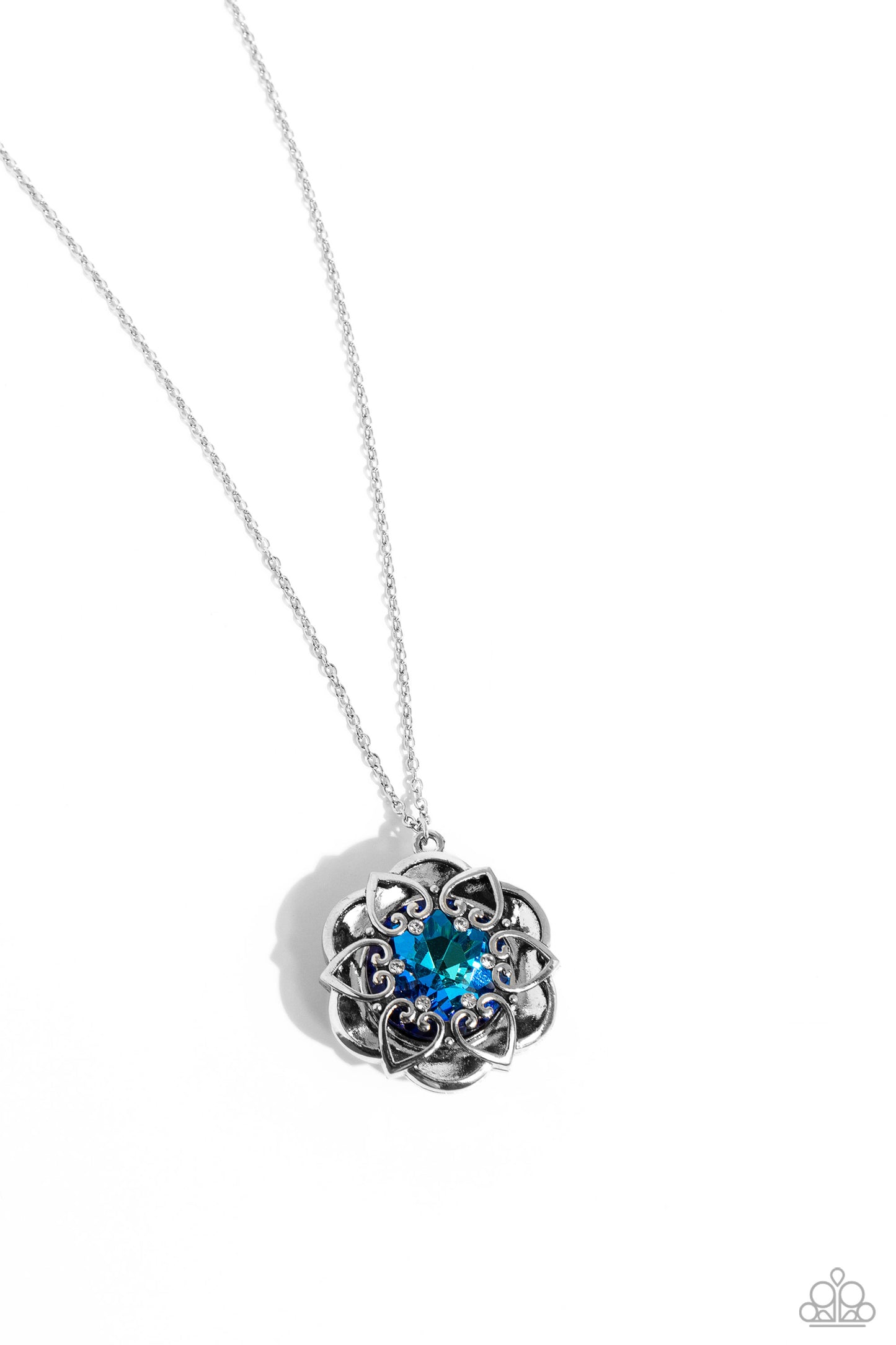 Flowering Fantasy - blue - Paparazzi necklace