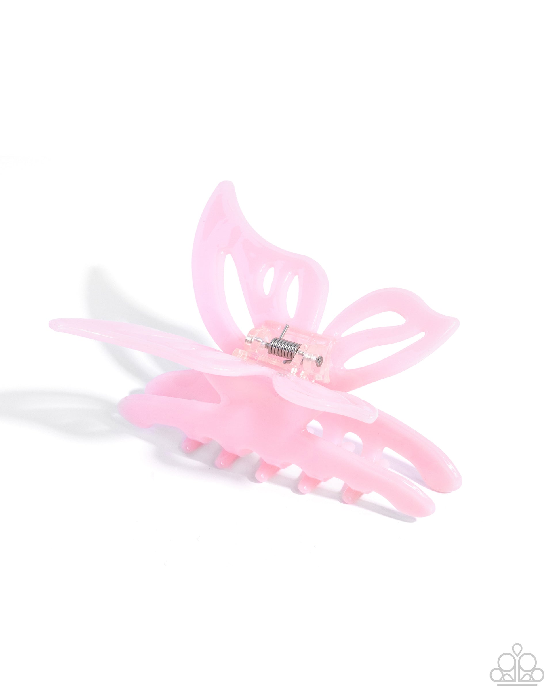 Fluttering Fleet - pink - Paparazzi hair clip