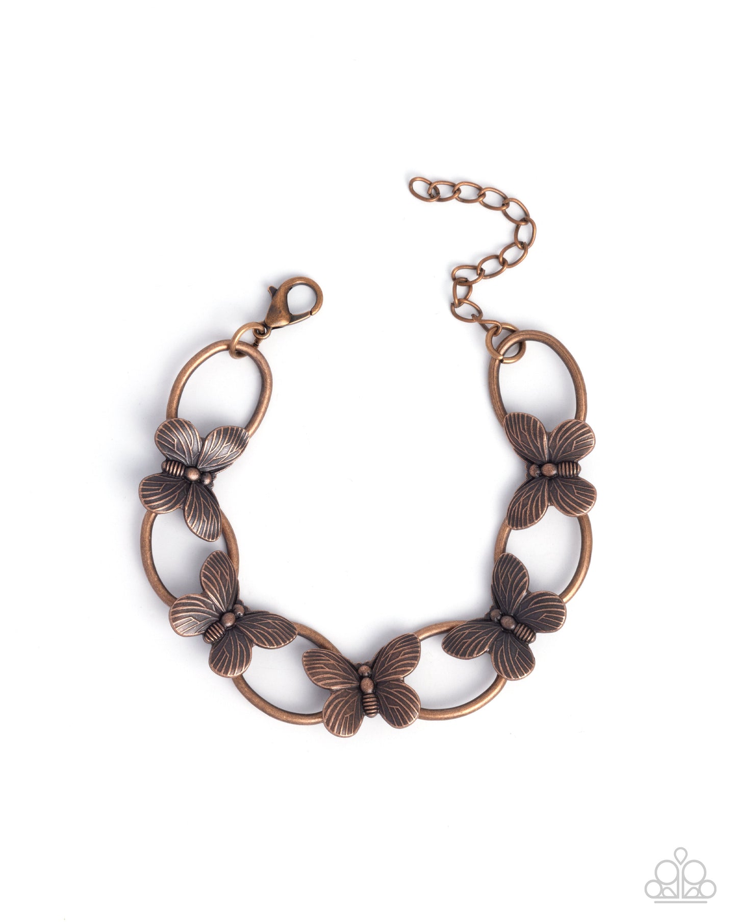 Fluttering Form - copper - Paparazzi complete set