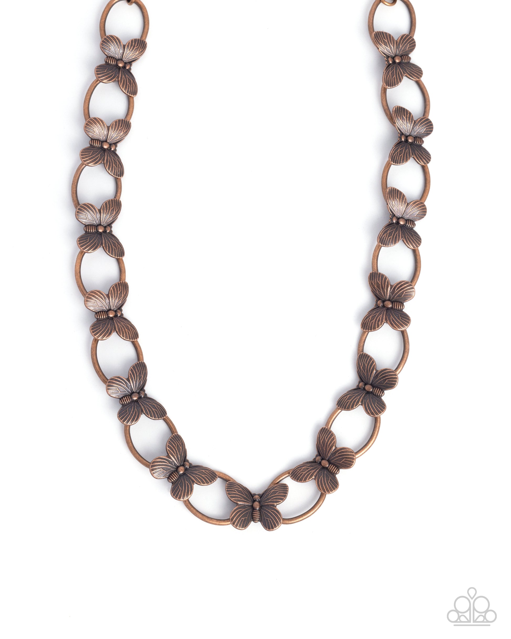 Fluttering Form - copper - Paparazzi complete set