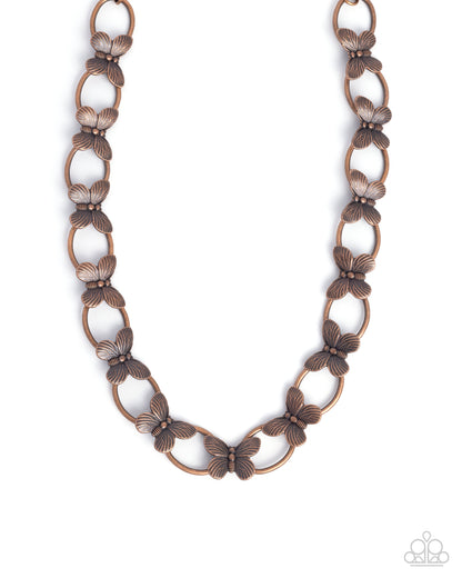 Fluttering Form - copper - Paparazzi complete set