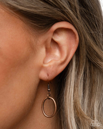 Fluttering Form - copper - Paparazzi complete set