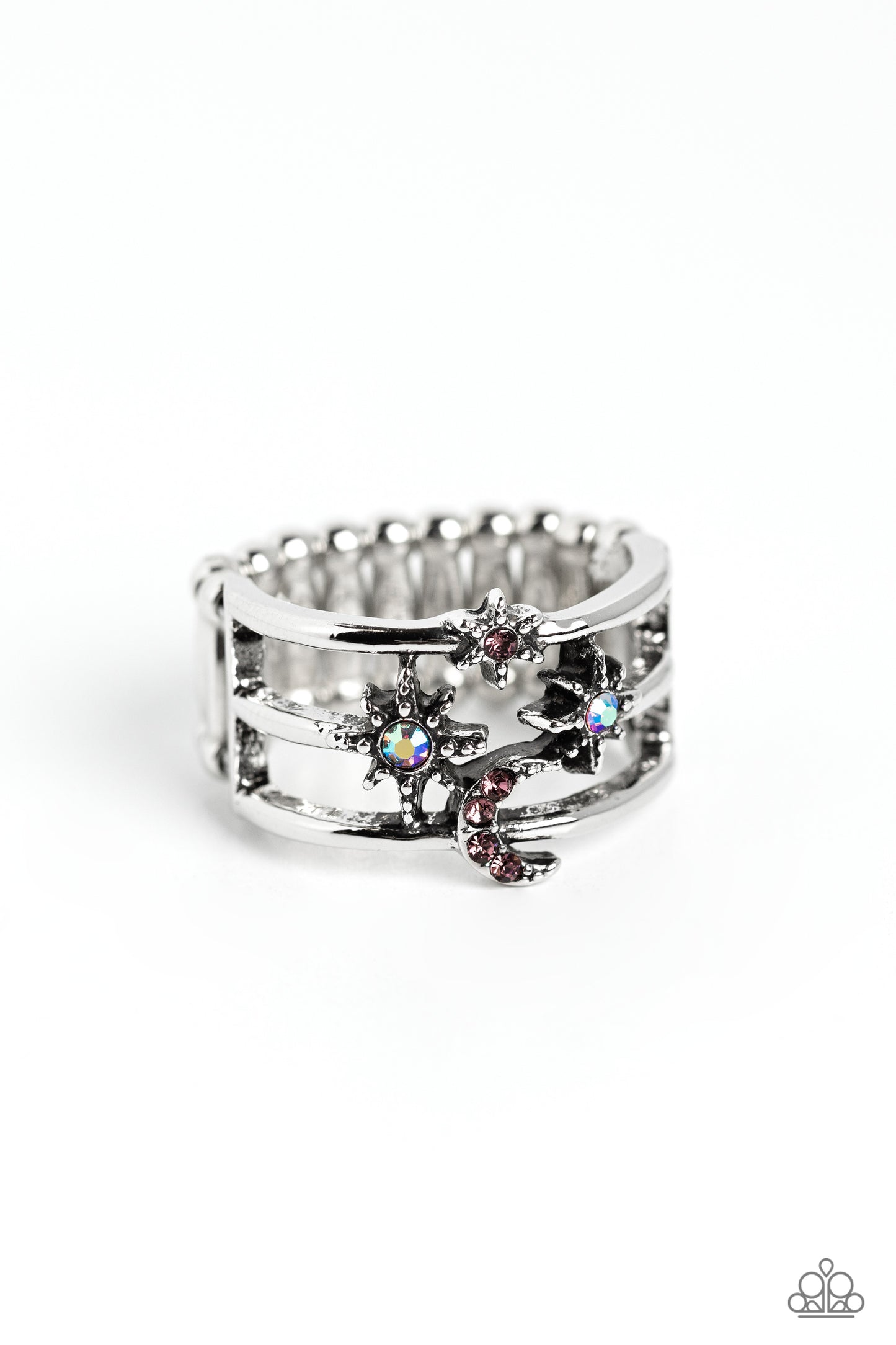 Fly Me To The Stars - purple - Paparazzi ring