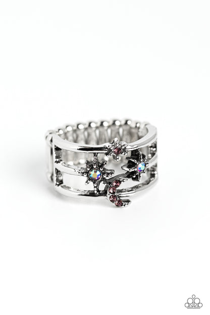 Fly Me To The Stars - purple - Paparazzi ring