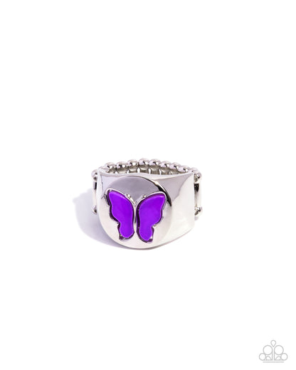 Flying High Haute - purple - Paparazzi ring