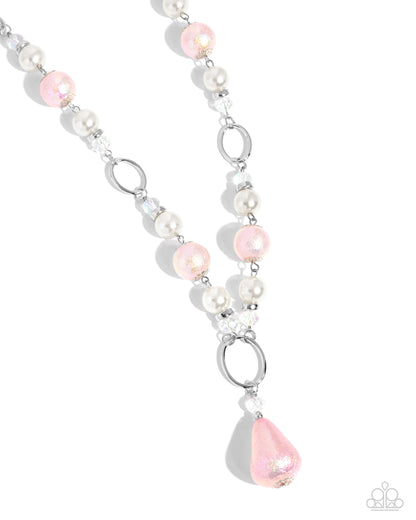 Foiled Fairy Tale - pink - Paparazzi necklace