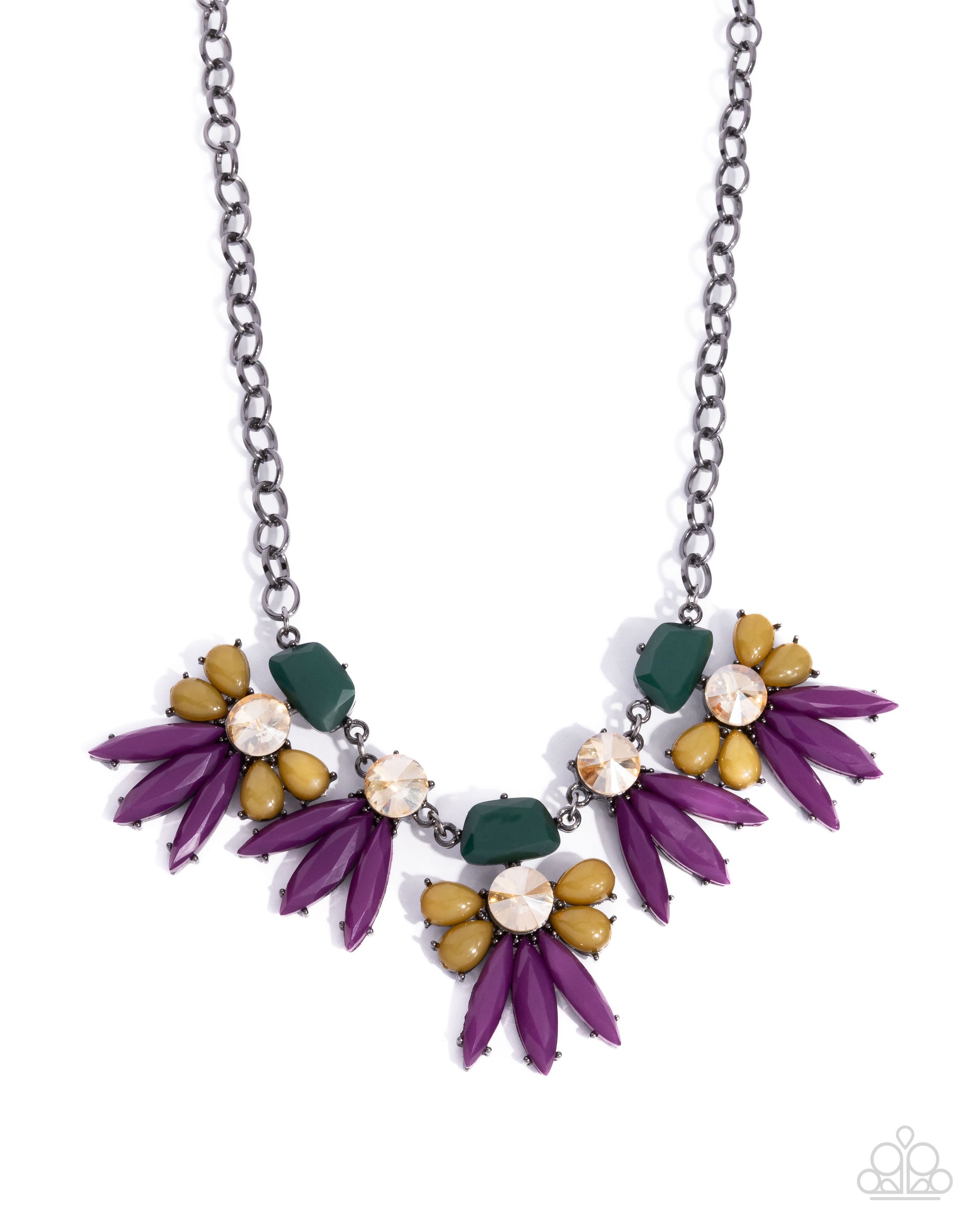 Folklore Flair - purple - Paparazzi necklace