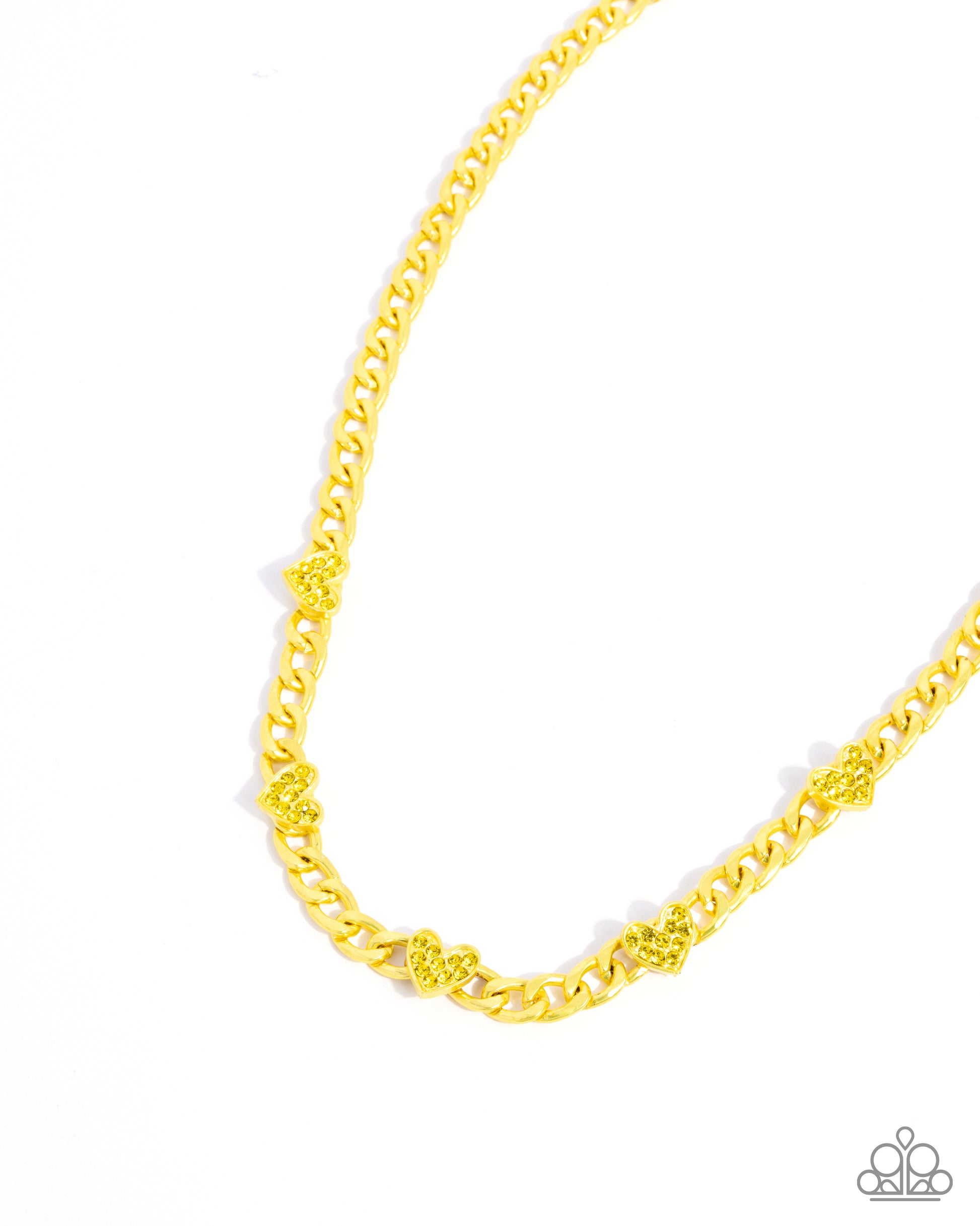 Fond Fashion - yellow - Paparazzi necklace