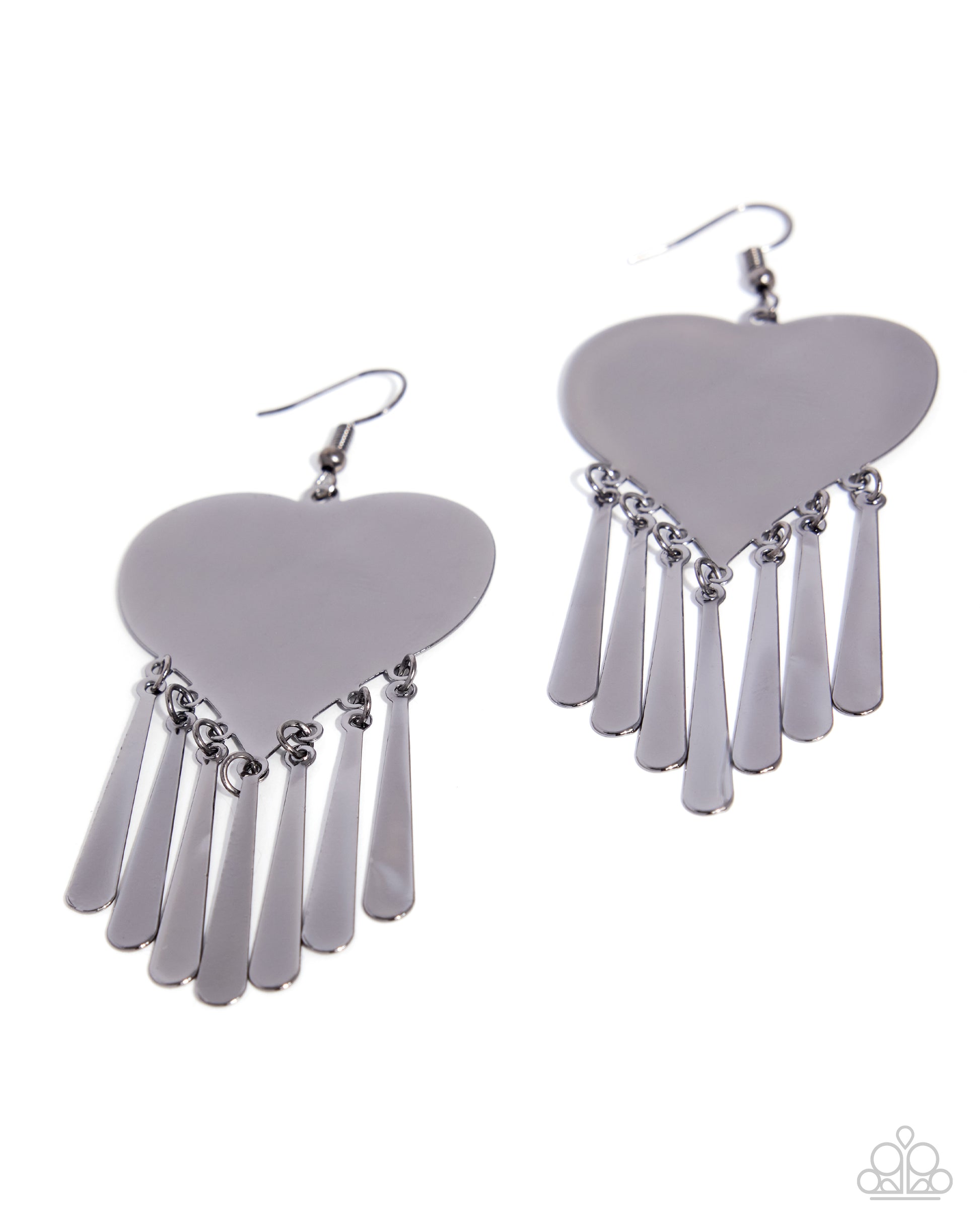 Fondly Fierce - black - Paparazzi earrings