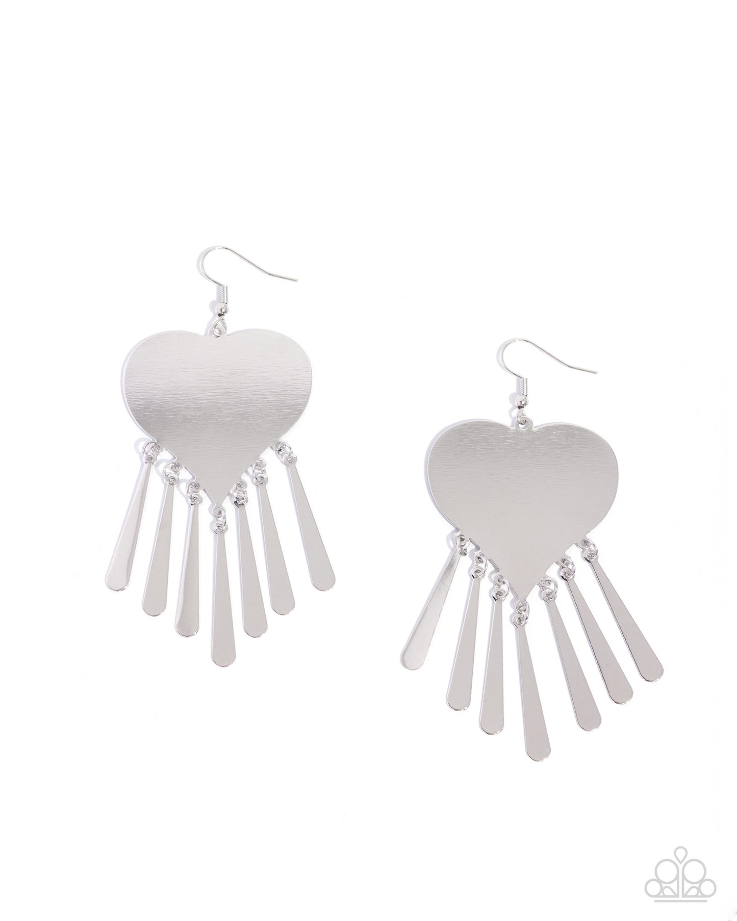 Fondly Fierce - silver - Paparazzi earrings