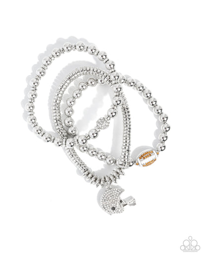 Football Flavor - brown - Paparazzi bracelet