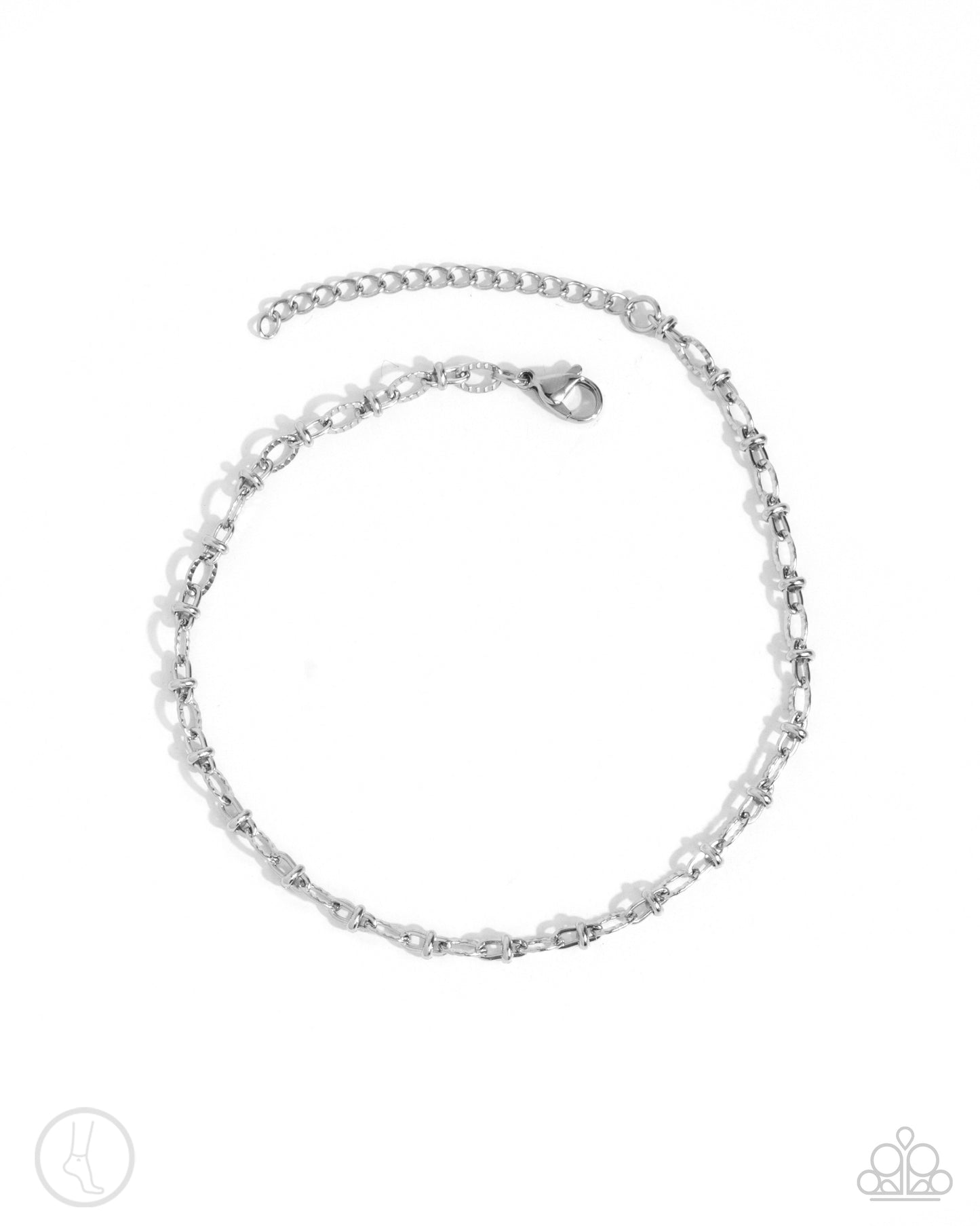 For A Moment - silver - Paparazzi anklet