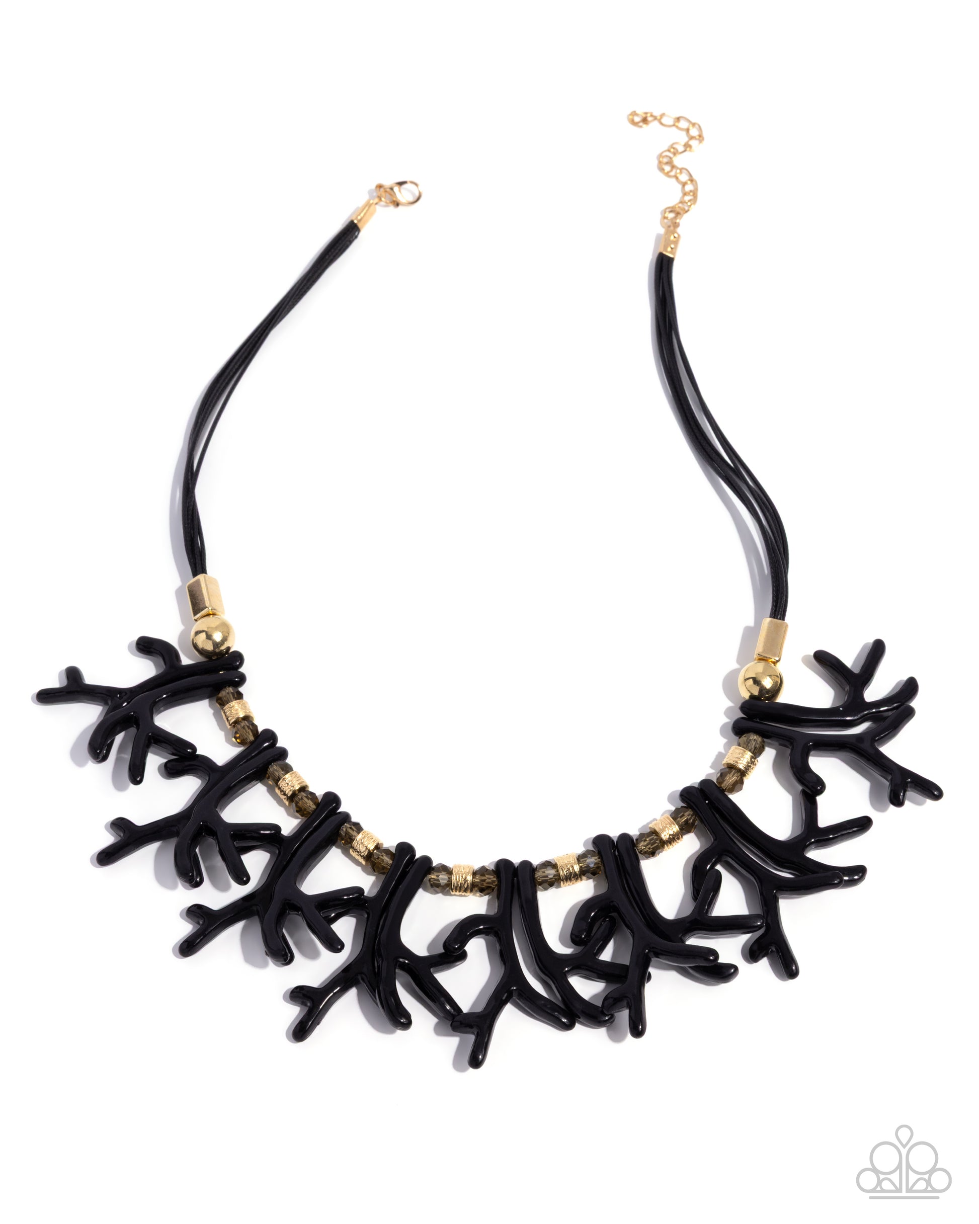 Forest Freestyle - black - Paparazzi necklace