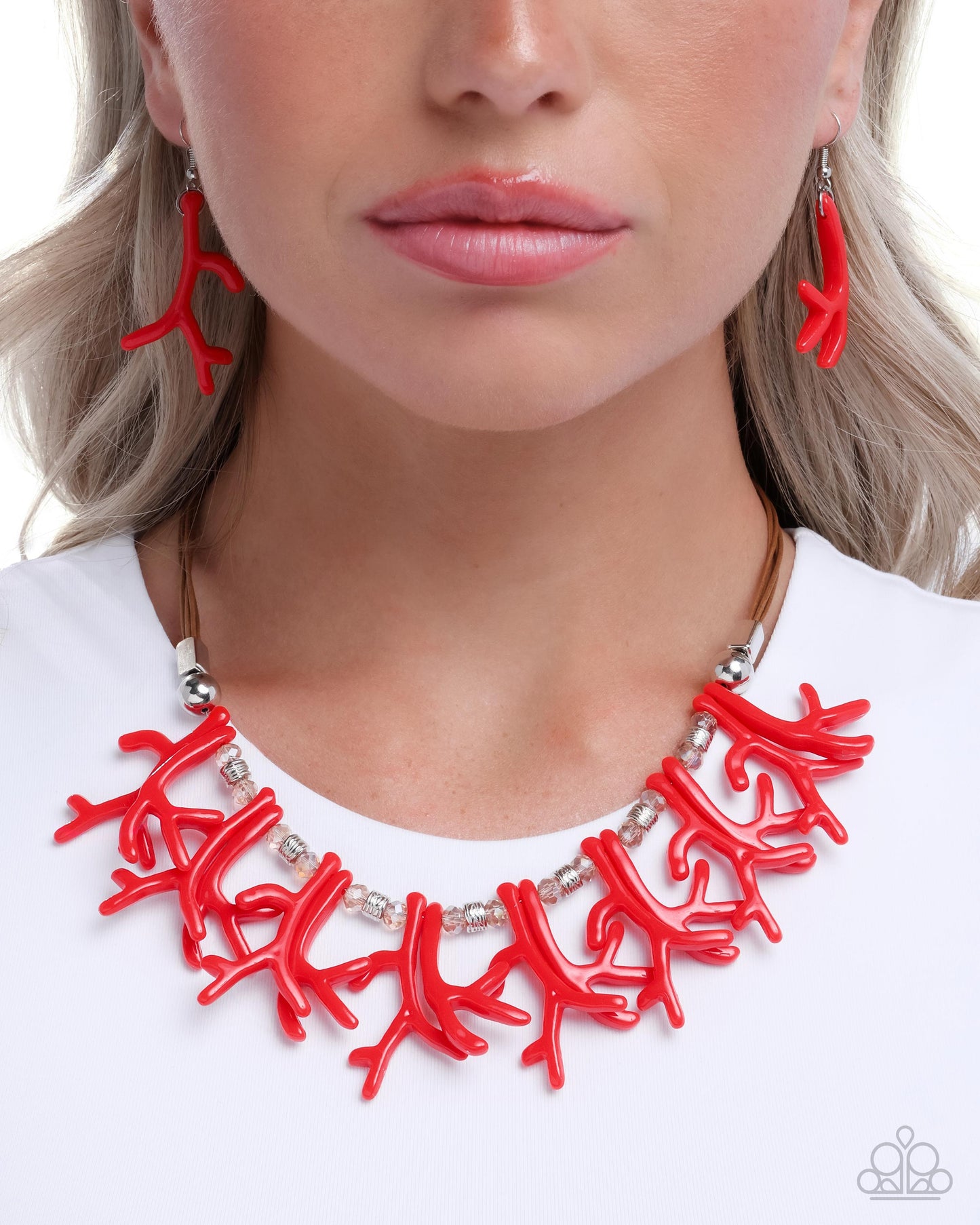 Forest Freestyle - red - Paparazzi necklace