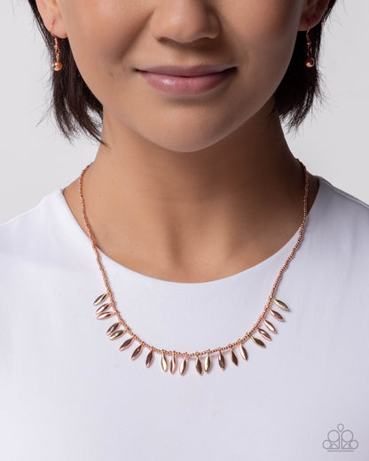 Forest Fringe - multi - Paparazzi necklace