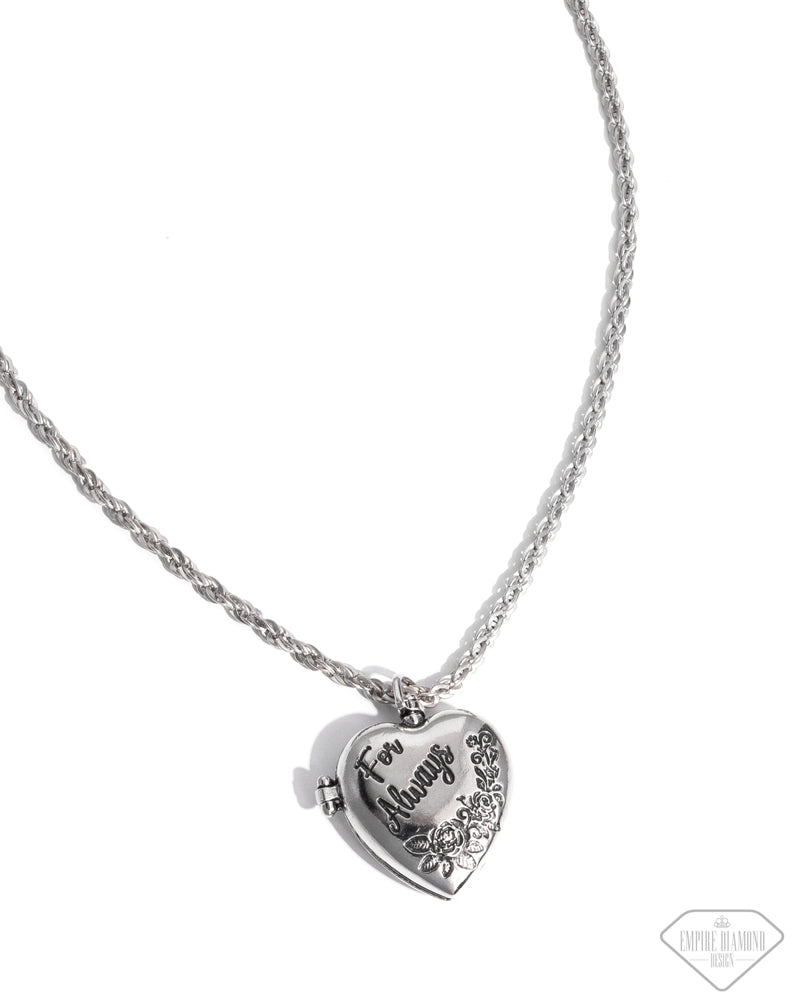 Forever Near - silver - Paparazzi necklace