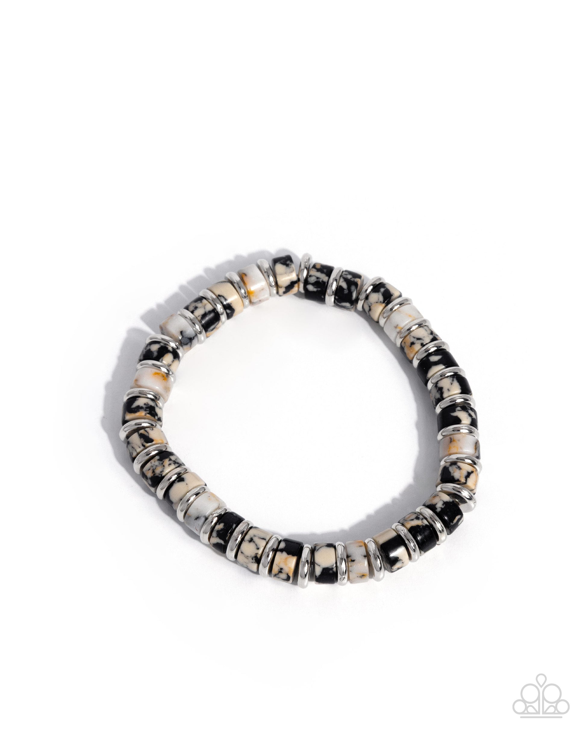 Forged Feature - black - Paparazzi MENS bracelet