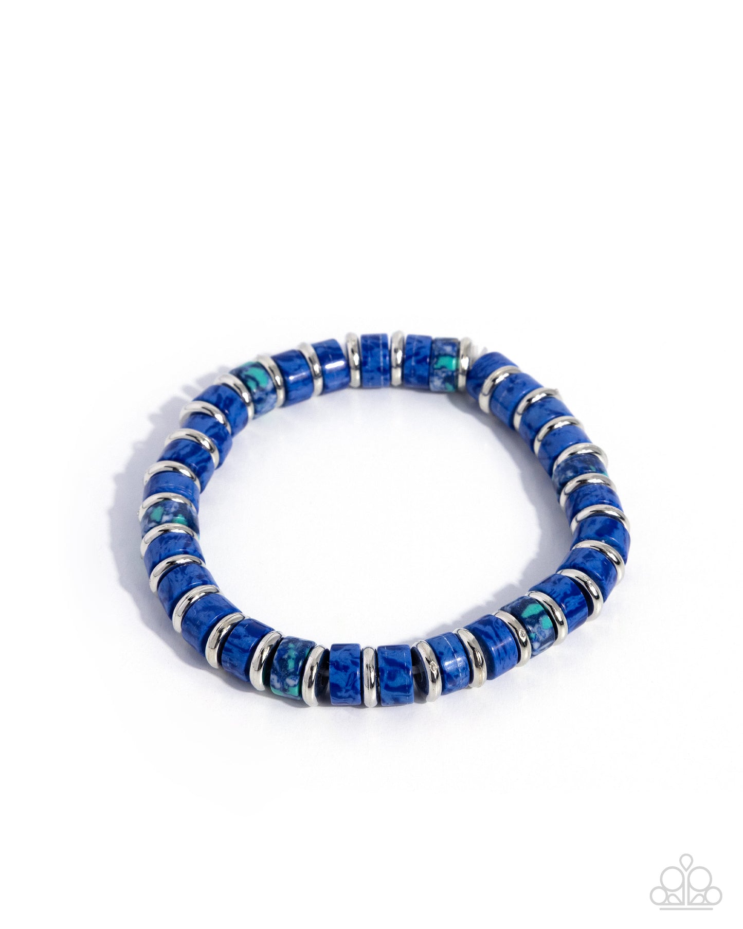 Forged Feature - blue - Paparazzi MENS bracelet