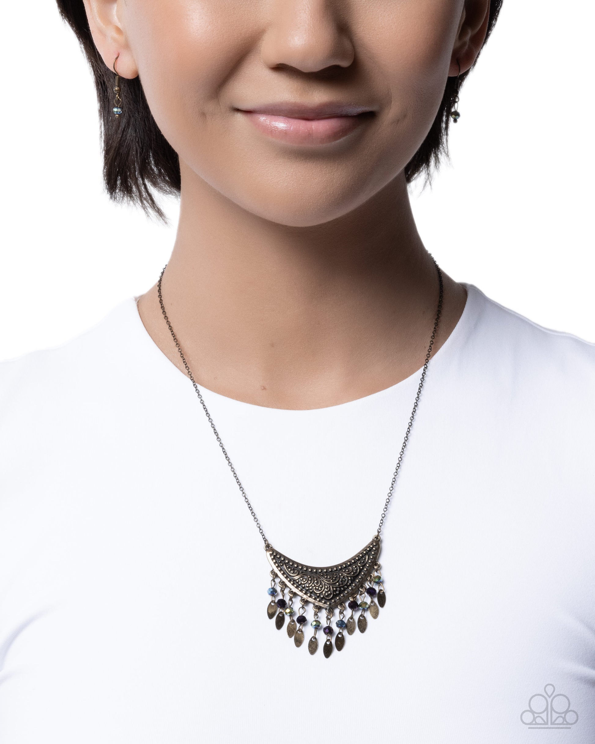 Formal Fringe - multi - Paparazzi necklace