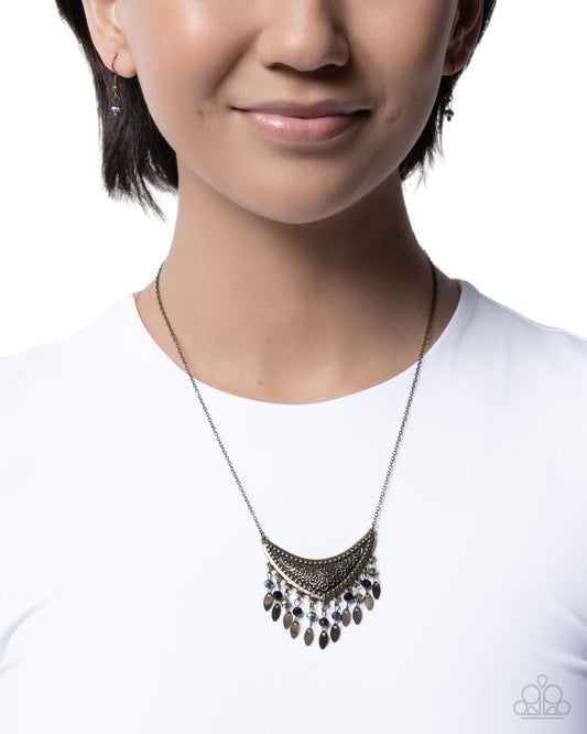 Formal Fringe - multi - Paparazzi necklace