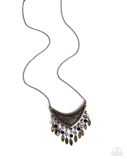 Formal Fringe - multi - Paparazzi necklace