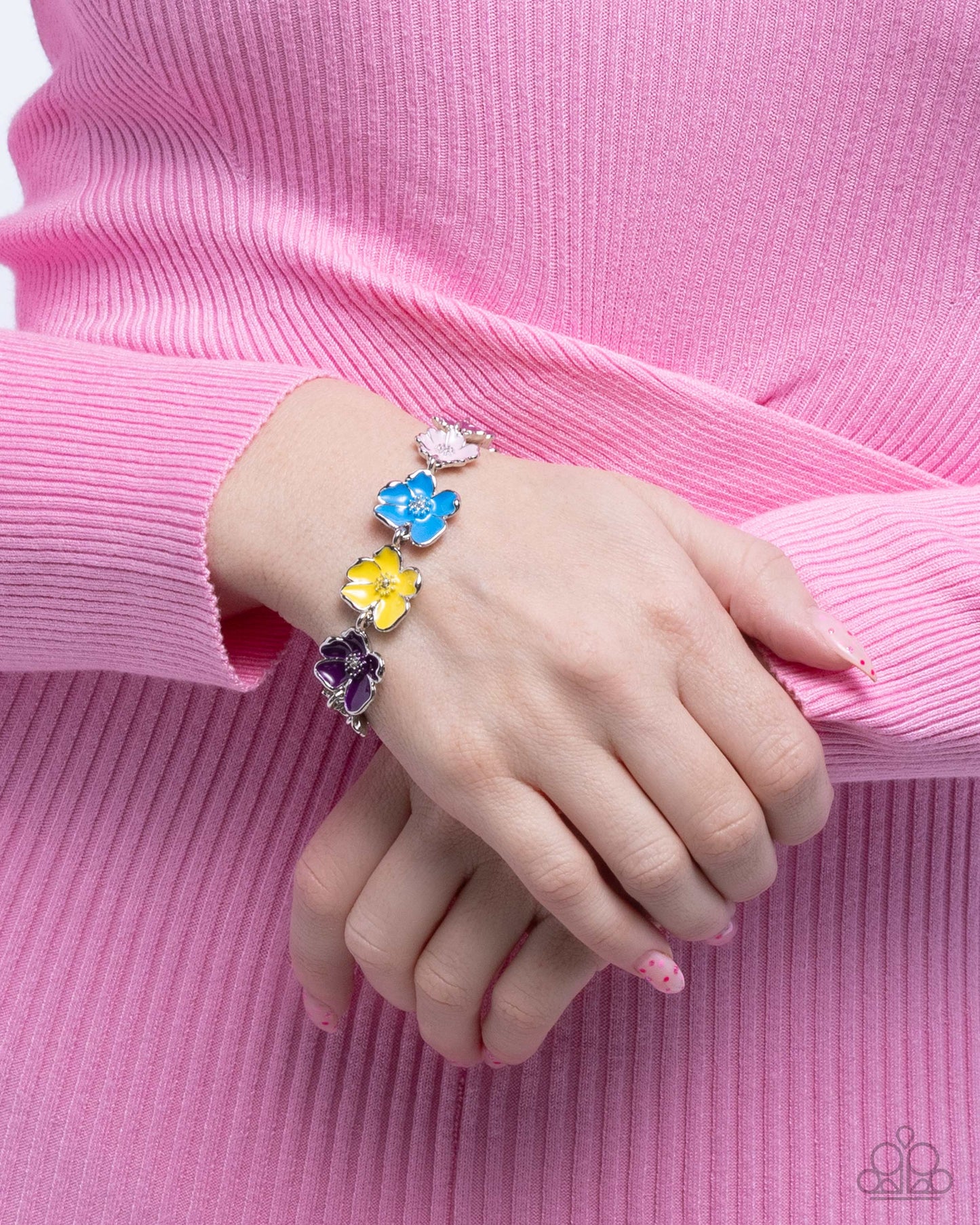 Forthright Florals - purple - Paparazzi complete set